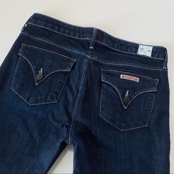 Hudson Midrise Carly Dark Wash Jeans 28 - Picture 5 of 6